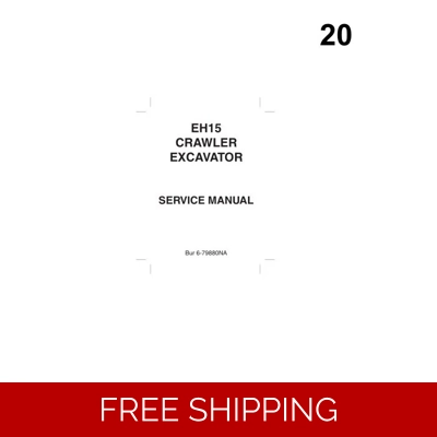 NEW HOLLAND EH15 HYDRAULIC EXCAVATOR SHOP MANUAL